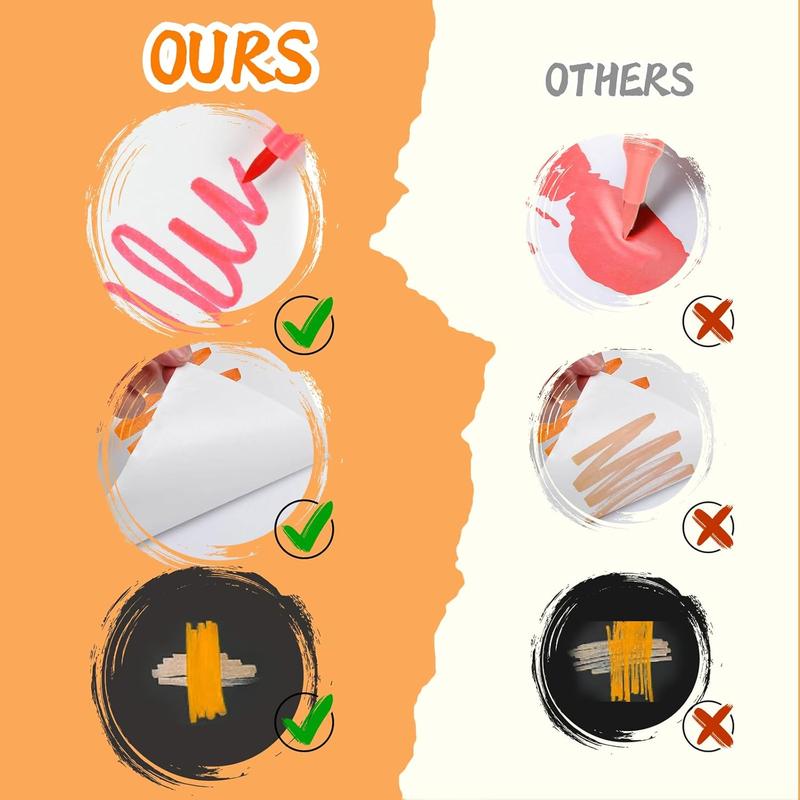 24/48/72 Color Dual-Tip Acrylic Marker Pen, Waterproof & Quick-Dry for Wood, Canvas, Stone, Glass & Rock Painting, DIY Crafts Ideal Christmas Gift