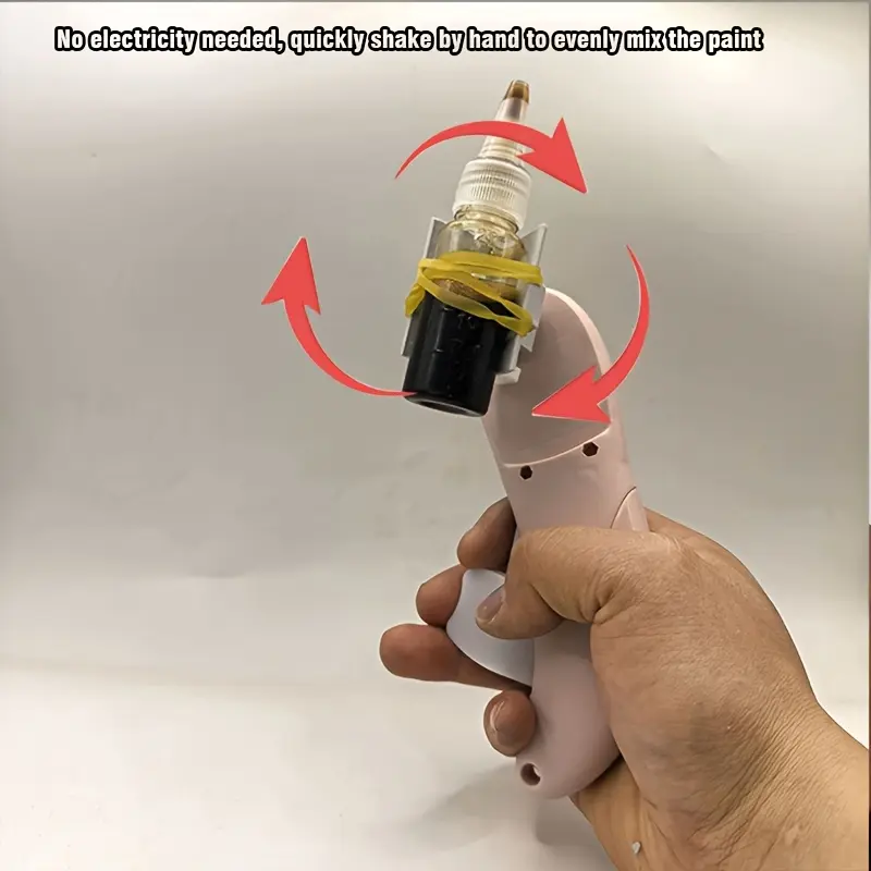 Manual Paint Spinning Tool, No Power Required, Suitable for Model Enthusiasts