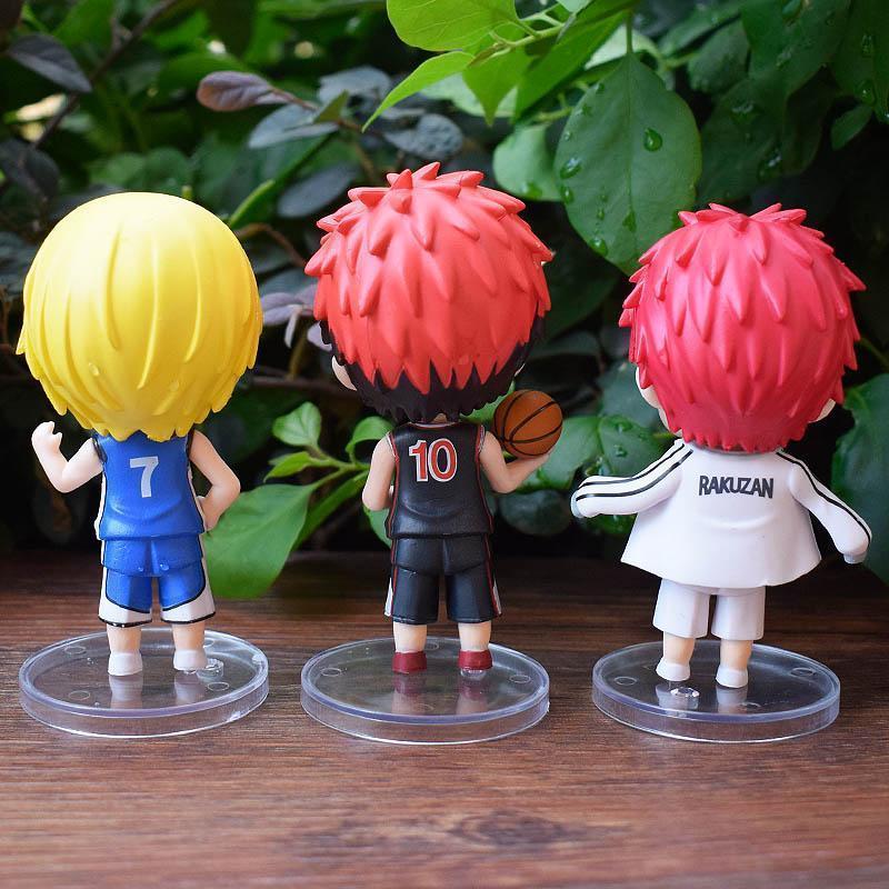 Full Set Anime Kuroko's Basketball Action Figure Kuroko Tetsuya Kagami Taiga Takao Kazunari Model Figurine Toy Boys Gift Pendant