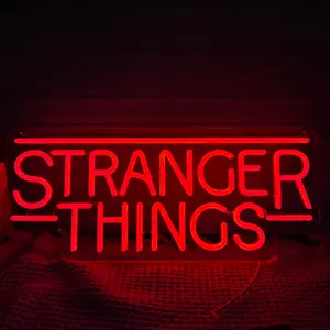 Stranger Things Neon Light USB Plug-In Adjustable Gaming Room Ambiance Lamp, Holiday Gift Creative Decoration