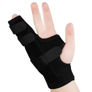 Metacarpal Finger Splint Hand Brace - Pinky Ring Finger Immobilizer For Boxer Fractures -Fit for Both Left or Right Hand (Medium)