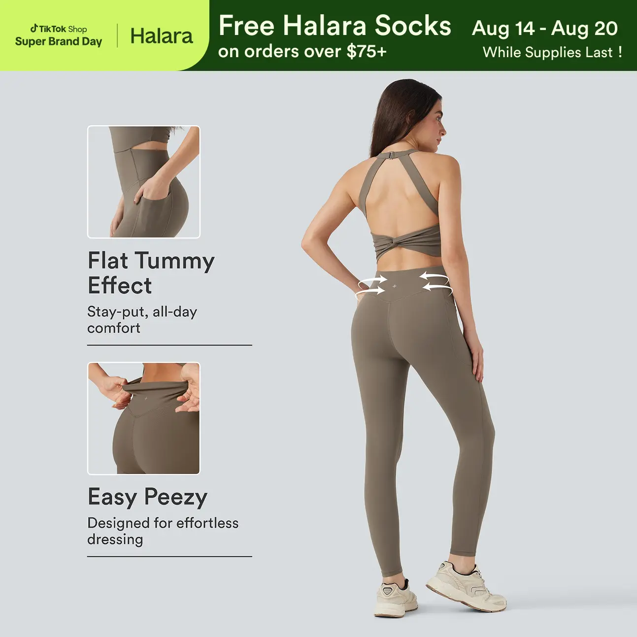 Halara UltraSculpt™ Tummy Control Training Jumpsuit with Pockets-Easy Peezy Edition
