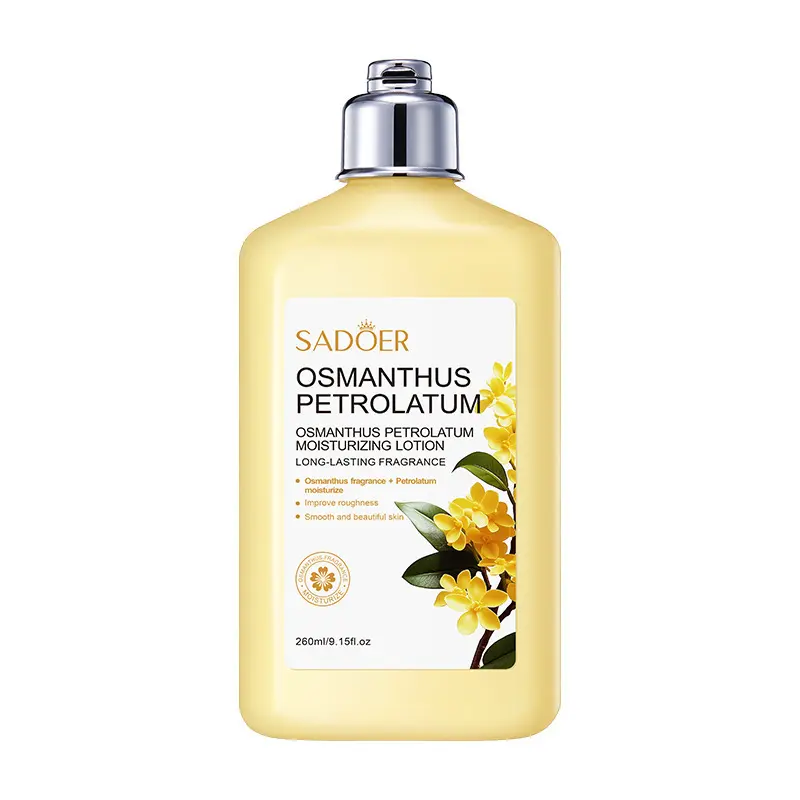 Osmanthus Petrolatum Body Lotion 260ml, Hydrating Lock Moisture Improve Dry Rough Skin All Season