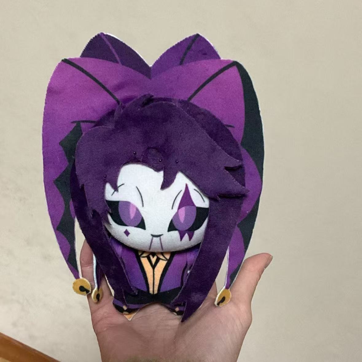 10cm Stuffed The Freak Circus Jester Plushie Jester Toys Cotton Doll Backpack Ornament Pendant Plush Kechain Fans Birthday Gift