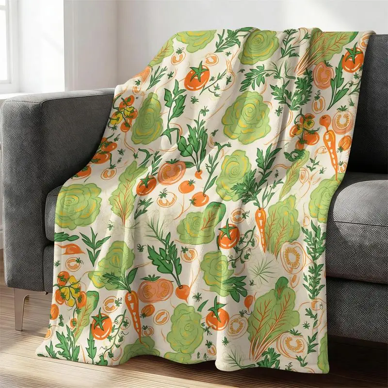 Multiple Size Floral Nature Flannel Blanket,Ultra Soft Plush Anti-Pilling,Lightweight Warm,All Season Use,Bed Sofa Outdoor Decor