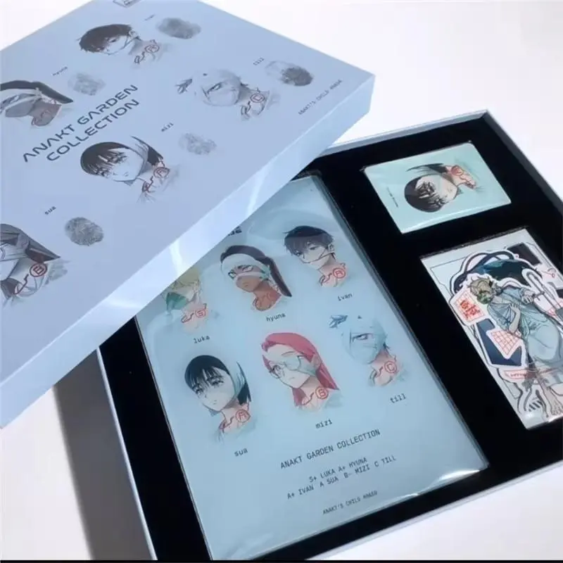 Anakt Garden Collection Official Gift Box - Acrylic Standee, Poster, PVC Sticker, Photo Cards & Ticket Cards Anime Merch Set