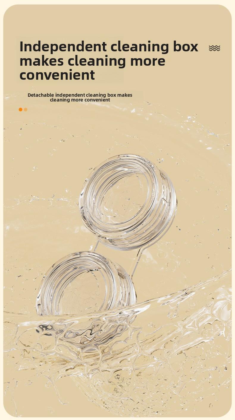 Ultrasonic Contact Lens Cleaner Rechargeable with Vanity Mirror - Portable Compact Case Hard & Soft Lens Compatible, 3 Deep Cleaning Modes, On-the-Go Daily Care Sanitizer for Travel Sports Office Home Use