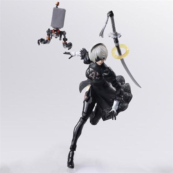 PA 2B No.2 Type B Yorha Figuras Nier Automata 2b Action Figure Toys Manga Shfiguarts Anime Peripheral Movable Collection Model