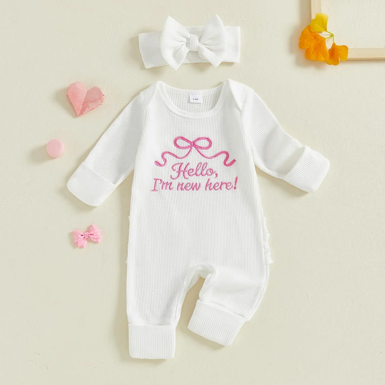 Baby Girl Winter Clothes Newborn Preemie Going Coming Home Outfit Ruffle Mitten Sweater Romper Cute Knit Jumpsuit Baby Girl Winter Clothes Newborn Preemie Going Coming Home Outfit Ruffle Mitten Sweater Romper Cute Knit Jumpsuit