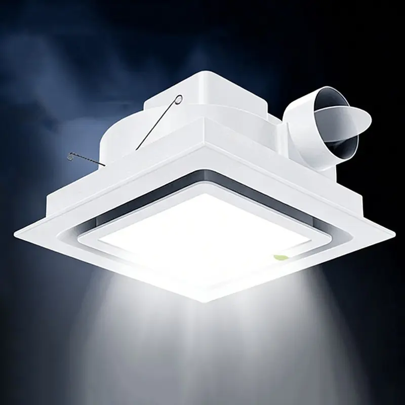 Ventilation Fans Bathroom Exhaust Fan with Light 188 CFM 6500k Mount Exhaust Fan for Shower,Bathroom,Office,Home