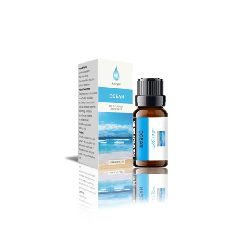 10ML Ocean Scented Water Soluble Aromatherapy Essential Oil, Ideal for Reed Diffusers, Humidifiers, Home, Bedroom, Office, Fresh Air, Fatigue Relief