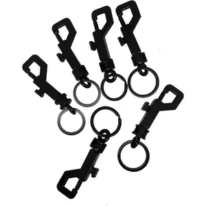 Rotating snap-on keychain clip keychain hook.Lightweight and durable buckle with key hook