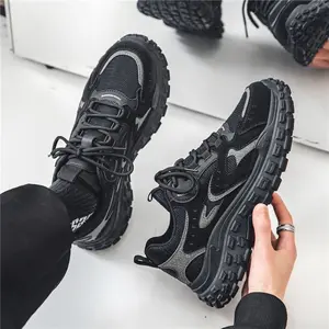 2026 Latest Men's Breathable Mesh Shoes, Durable Sports Dad Shoes for Work