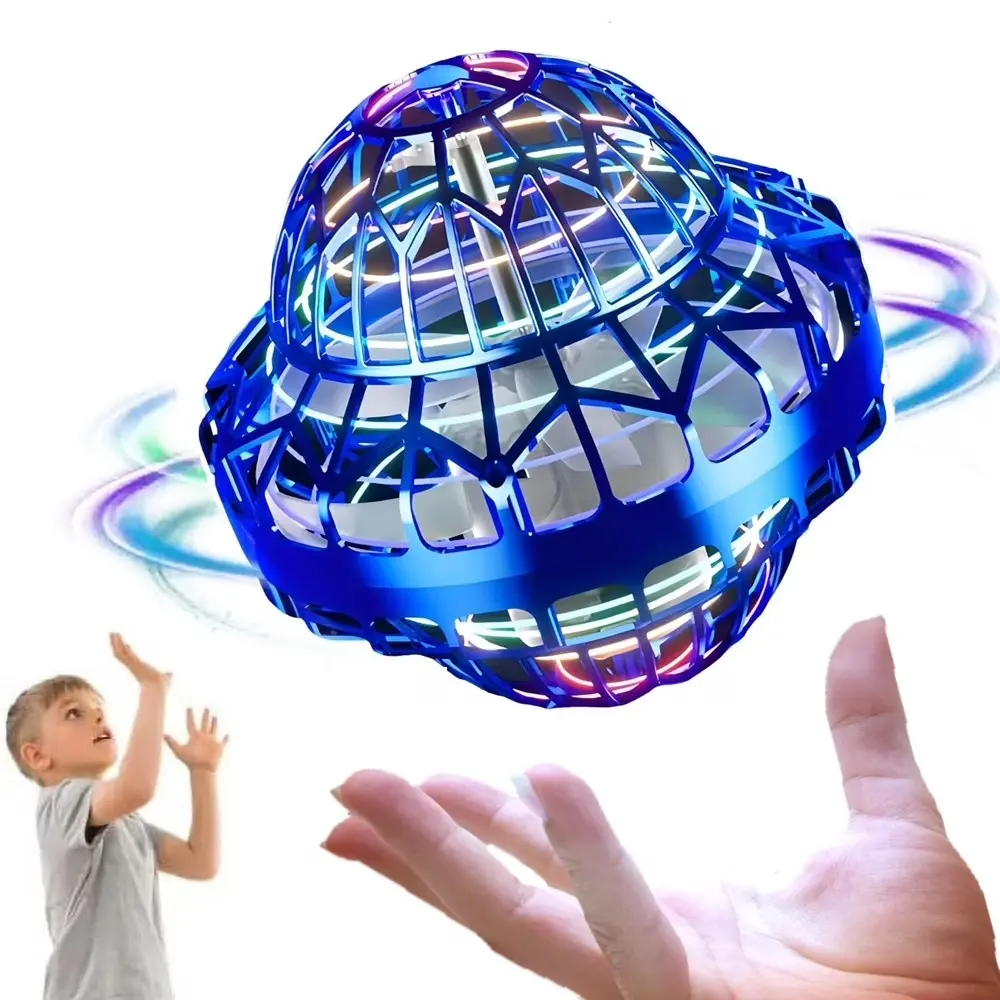 Flying Ball Toy – Globe-Shaped Hovering Flying Toy, Magic Boomerang Spinner with Hand Control, Mini UFO Flying Ball Suitable for Kids and Adults (Indoor & Outdoor)