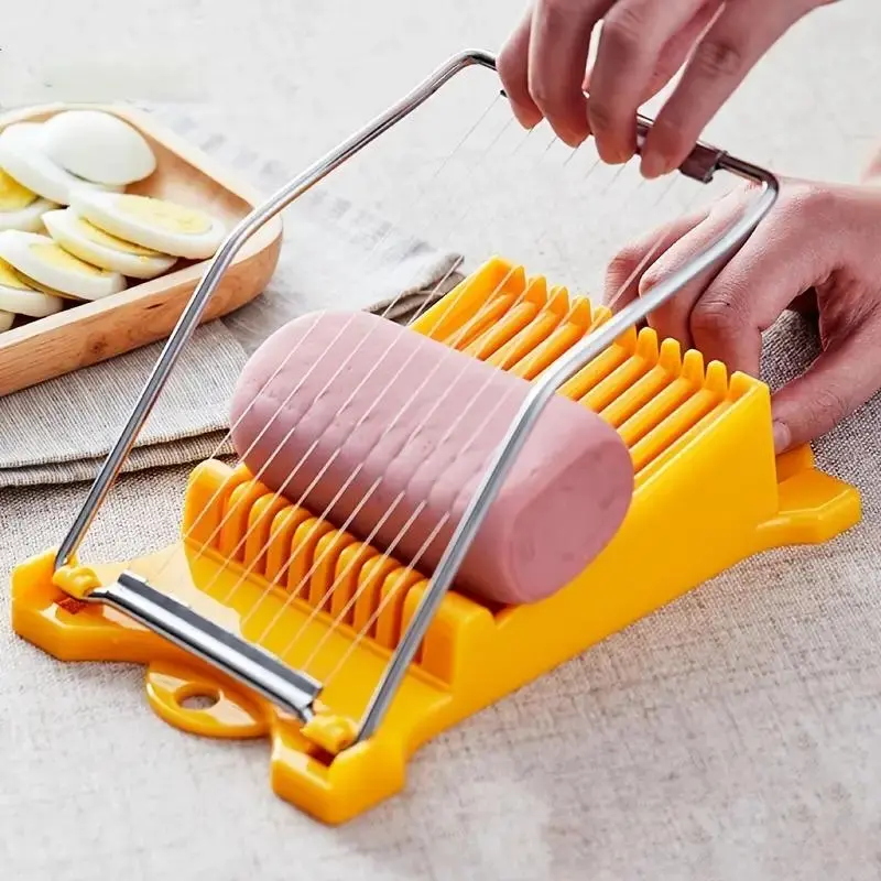 1 Piece Random Color Multifunctional Vegetable Slicer, Stainless Steel Wire Cheese Grater, Kitchen Cutting Tool for Fruits & Vegetables
