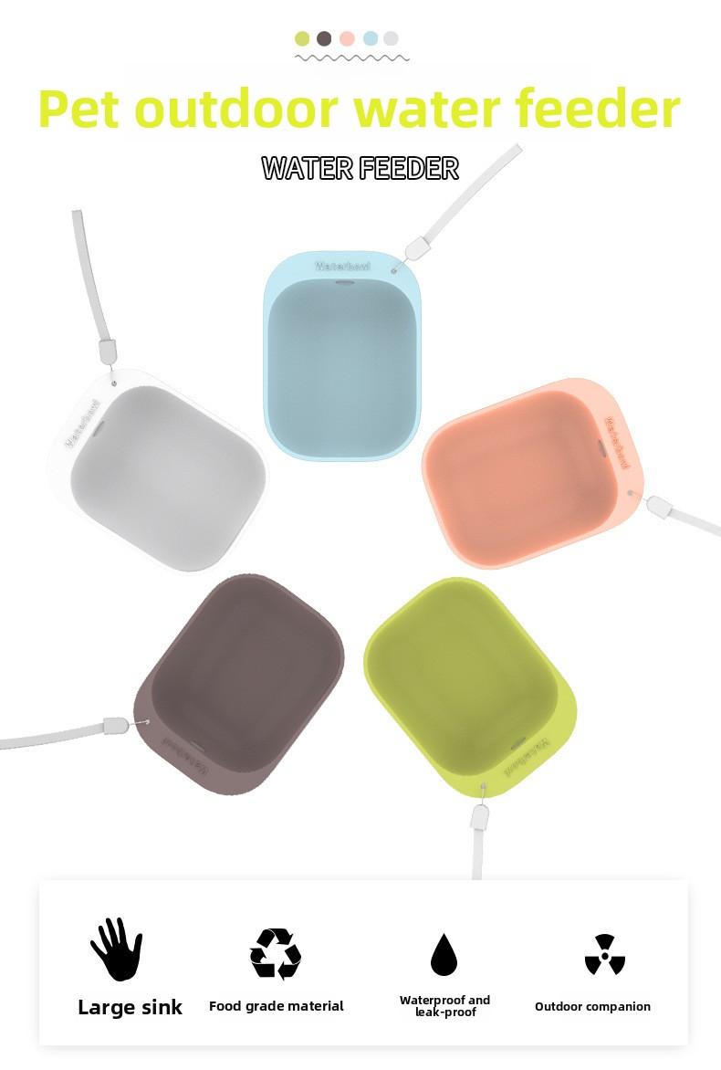 Pet going out water cup dog drinking water multi-functional water feeder portable pet supplies Pet going out water cup dog drinking water multi-functional water feeder portable pet supplies