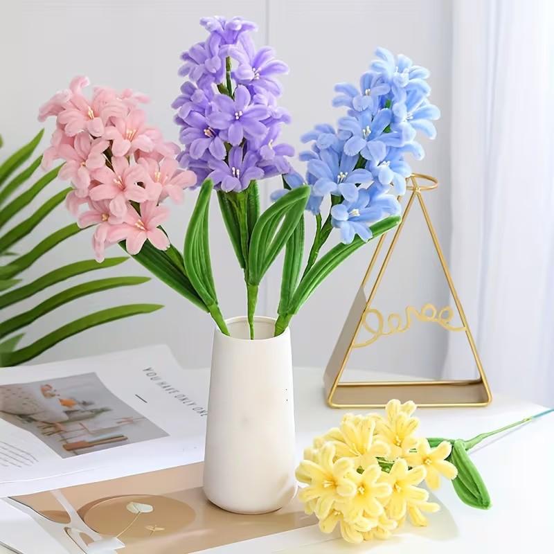 706-Piece Rose Flower Twisting Sticks Bouquet Set, Includes 300 Pipe Cleaners, 382 Flower Centers, Ideal for Christmas, Mother's Day and Graduations