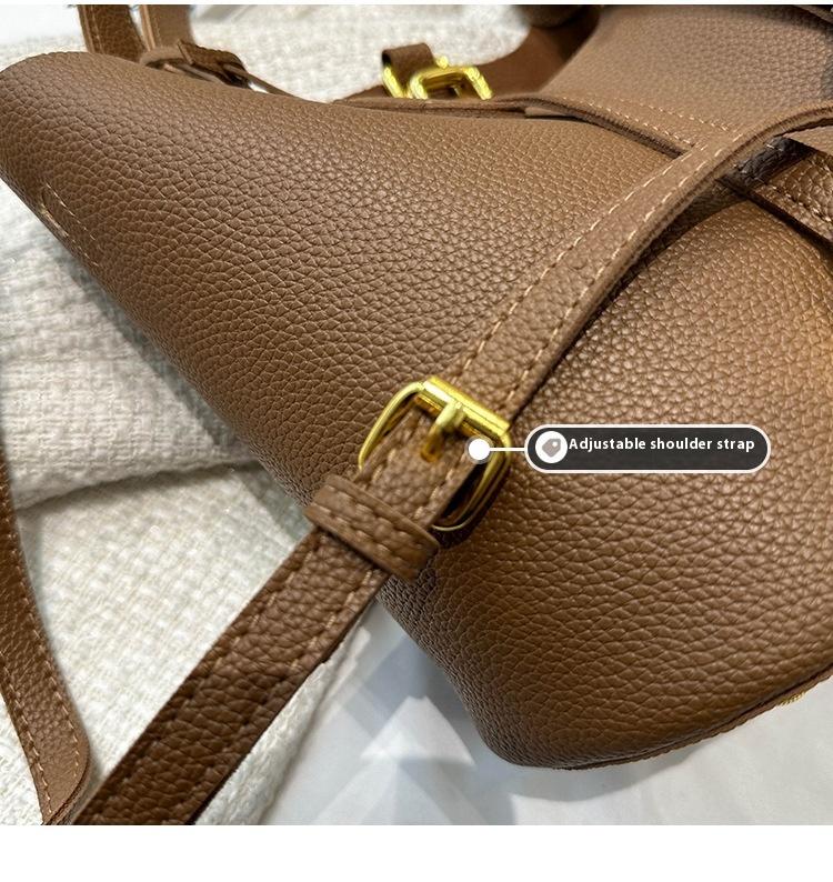 Women's Bucket Bag, Ladies Purse, Fashionable Solid Color Handbag, Casual Versatile Shoulder Bag for Daily Used, Trendy All-match Commuter Bag Women's Bucket Bag, Ladies Purse, Fashionable Solid Color Handbag, Casual Versatile Shoulder Bag for Daily Used, Trendy All-match Commuter Bag