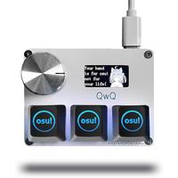 with osu keycaps--white