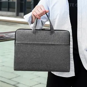 Customizable Lightweight Laptop Bag Briefcase Men's and Women's Common Modern Handbag Portable Autumn New
