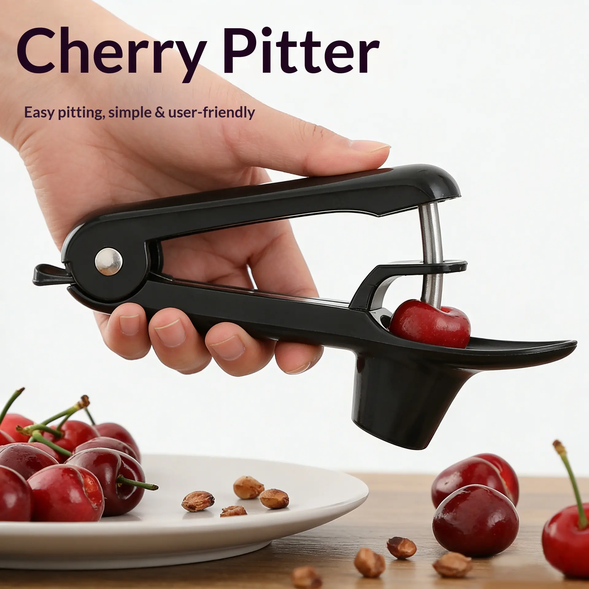Export Quality Press Cherry Cherry Cherry Core Remover Jujube Core Remover Stainless Steel 420 Core Removal Tool
