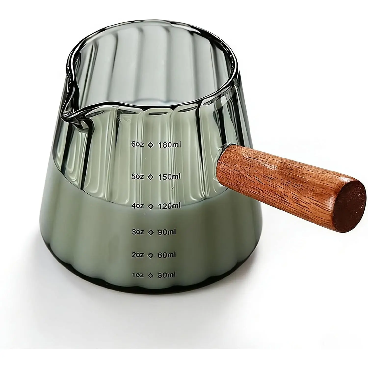 6OZ Espresso Shot Cups with Scale, Glass Measuring Cup, Coffee Accessories