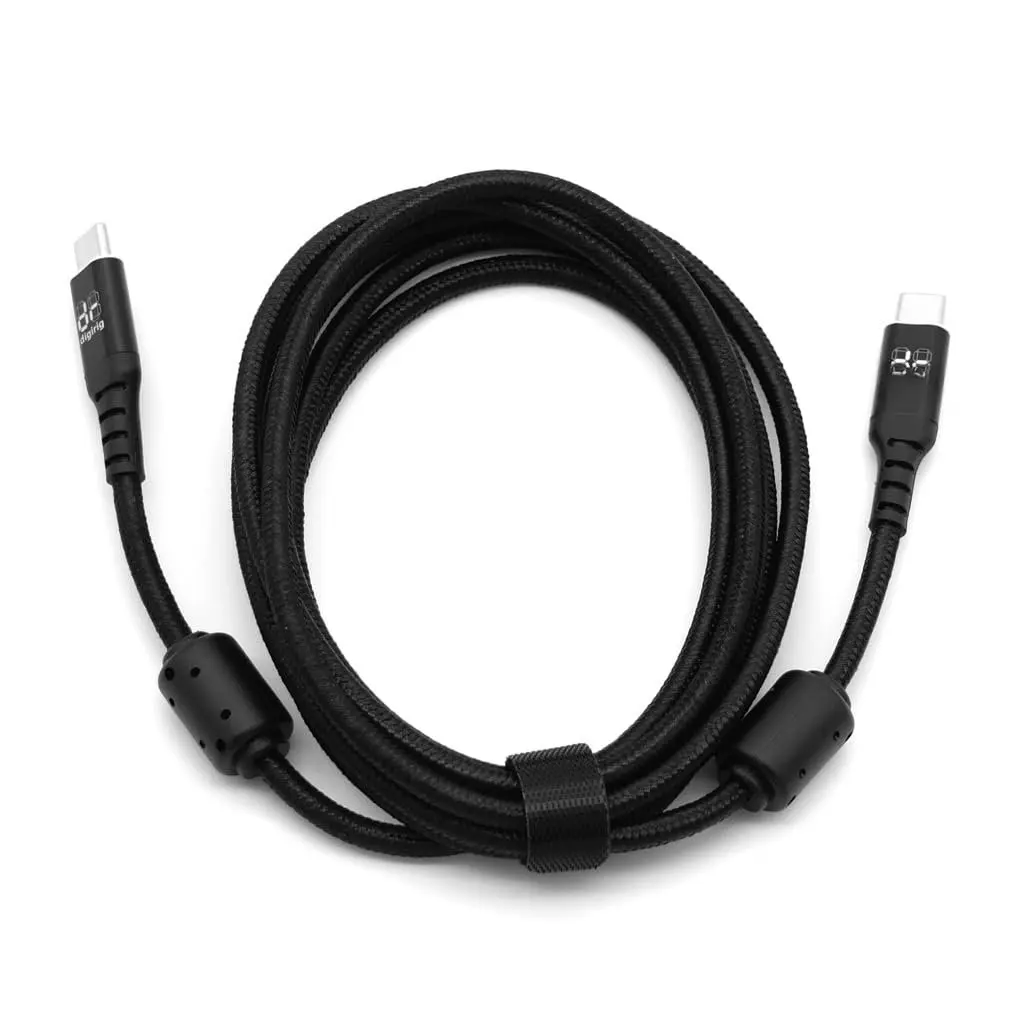 2M Shielded USB-C to USB-C  with Ferrites