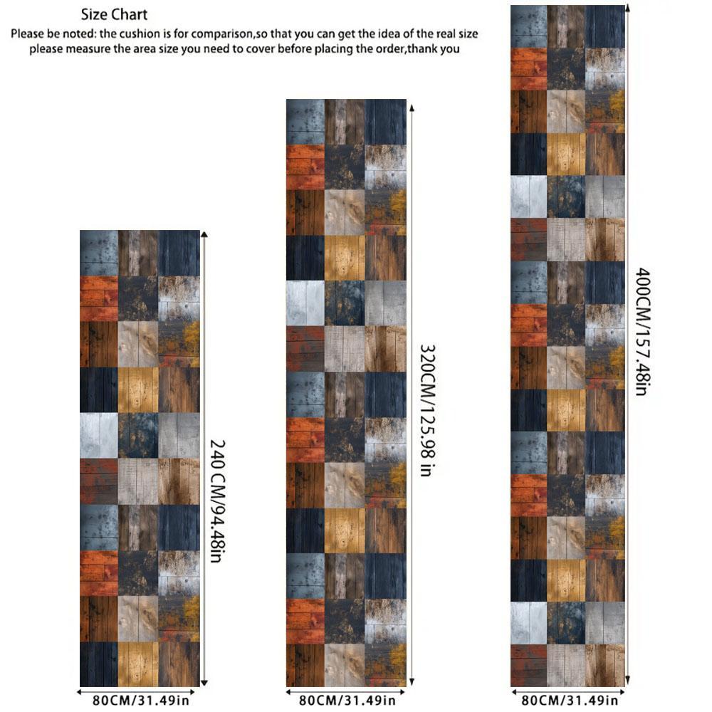 Abstract Art Style Long Rug, Modern Geometric Rug, 1 Count Colorful Geometric Pattern Non-slip Floor Mat, Washable Decorative Carpet for Home Living Room Bedroom Kitchen