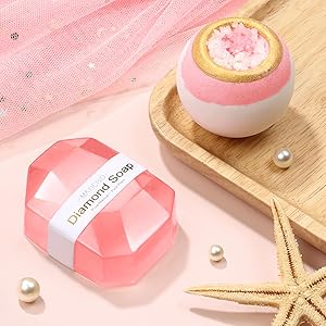 Birthday Gifts for Women Self Care Gifts Get Well Soon Gifts, Rose Relaxing Spa Gifts Basket Care Package w/ Luxury Flannel Blanket, Unique Christmas Gifts for Mom Her Friend Sister Wife Grandma