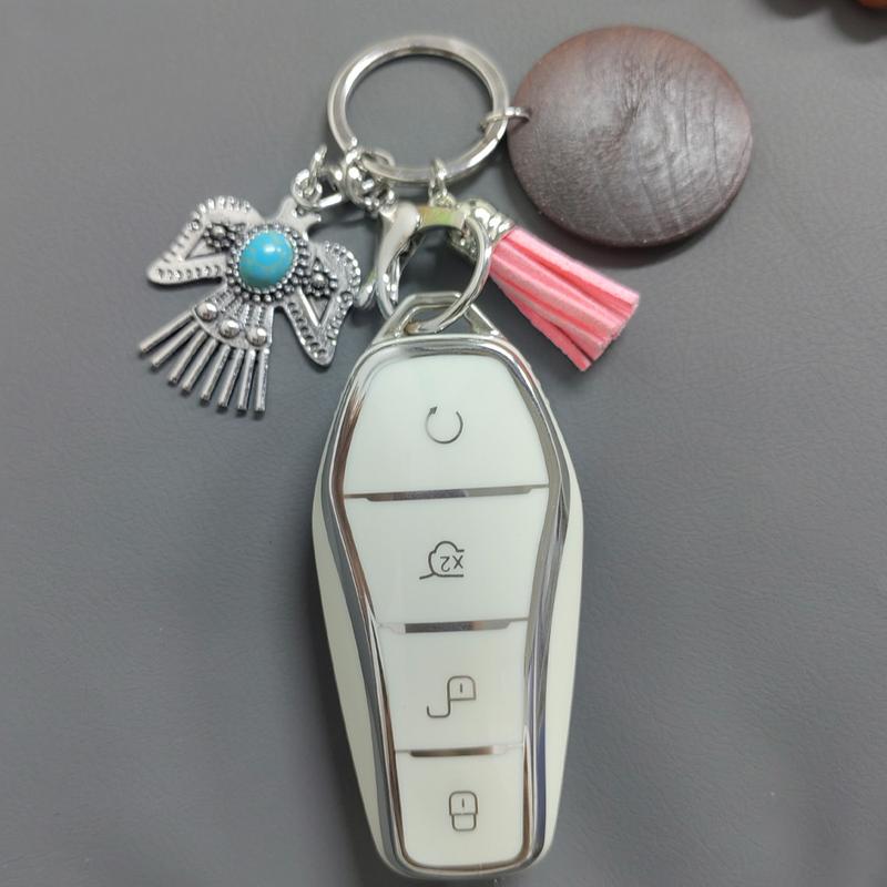 Bohemian Alloy Eagle Ethnic Pendant Vintage Western, American Eagle Keychain