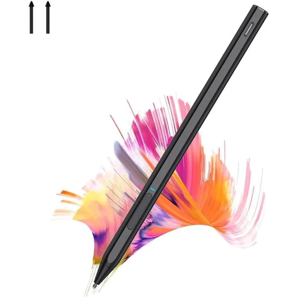 Stylus Pen for Surface, Compatible with  Surface Pro X/9/8/7/6/5/4/3/Surface Laptop 5/4/3/2/1/go 3/2/1/Book 2/1/Studio,  Adsorption, Palm Rejection and Tilt Digital Pen - Black