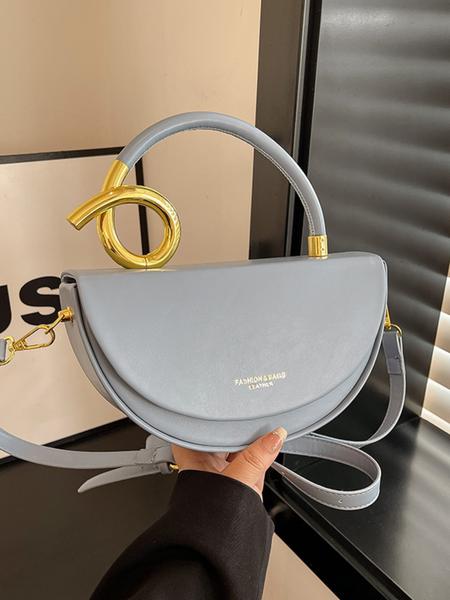 Women's Fashionable Solid Color Handbag, Casual Versatile Crossbody Bag for Daily Commuting, Stylish High-end Commuter Bag for Party and Shopping