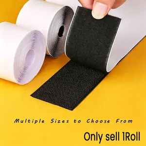 Strong Adhesive Velcro Tape, Nylon Self-Stick Strip, No Trace Fixing for Curtains, Car Mats, Sofa Pads, 2-3cm Width, 2-5m Length