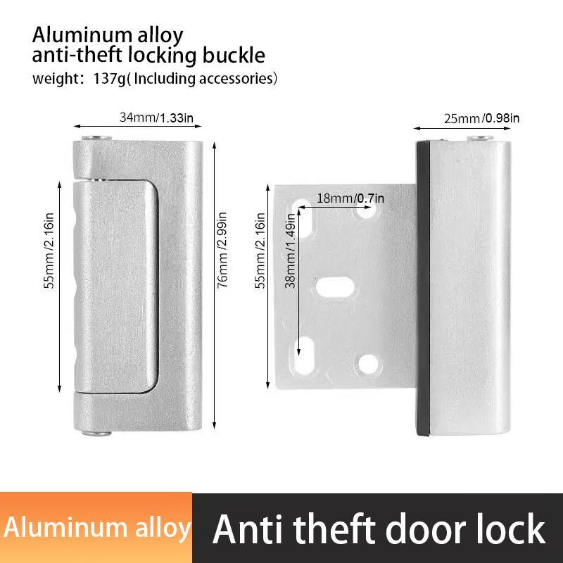 Door Reinforcement Lock, Anti-theft Door Lock, Durable & Safe Home Security Door Lock, Door Hardware #TOP PICKS