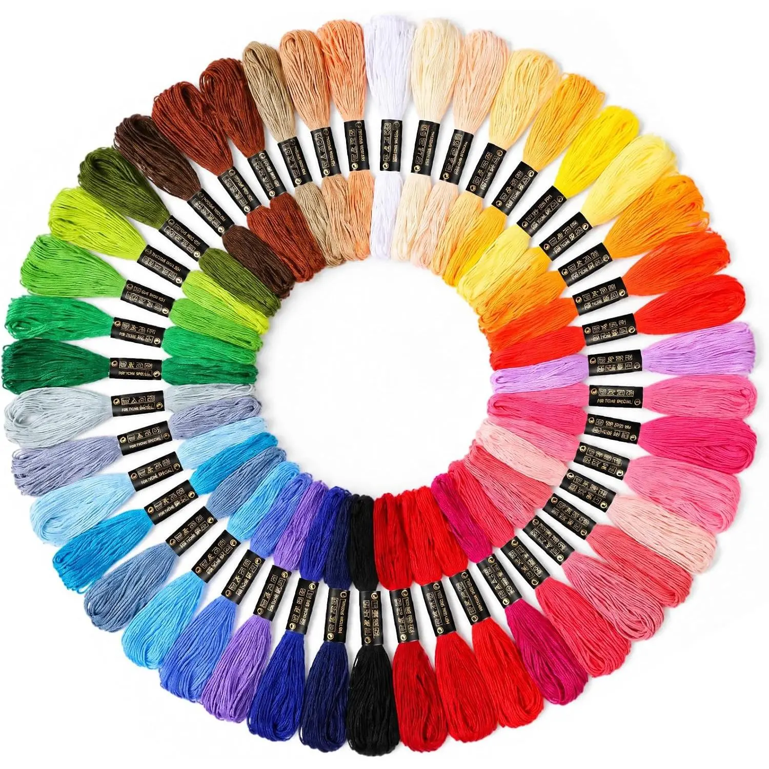 50 Skeins Embroidery Floss,   Threads Friendship Bracelet String