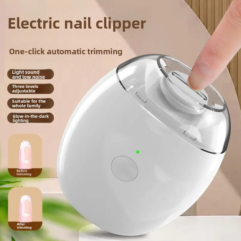 Electric nail clippers/trimmers, fully automatic manicure and pedicure device for babies, the elderly, and children.