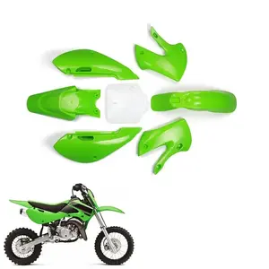 Plastic Fender Fairing Body Work Kit Set for KLX110 2002-2013 KX65 2000-2013 DRZ110 2003-2005 Dirt Bike, Motorcycle Accessories