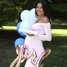 Gender Reveal Confetti Cannon - Biodegradable Powder & Heart Shaped Confetti Poppers - Pink, 4 Pack - Baby Girl Gender Reveal Smoke Bombs Party Poppers Cannons Shooters