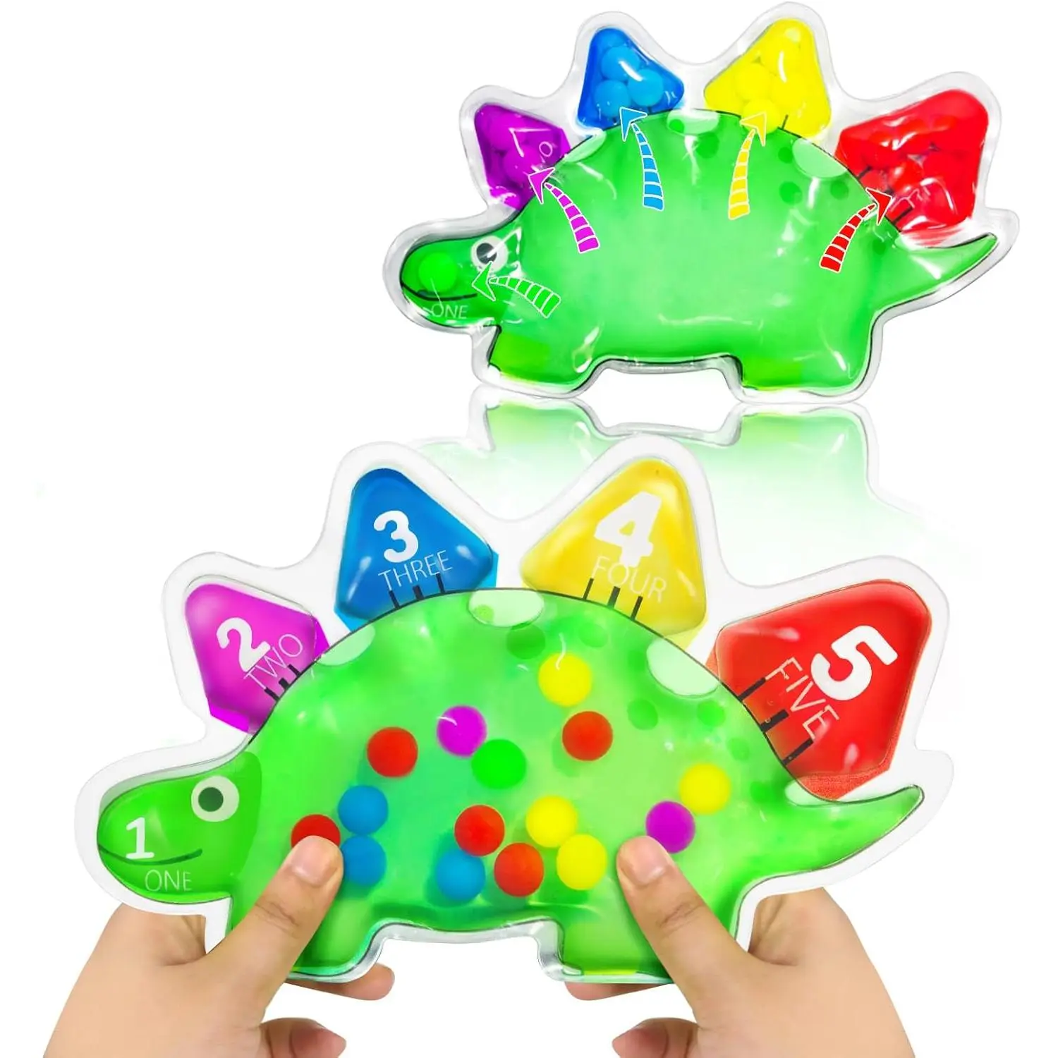 Sensory Counting Toys for Toddlers 3-4, Montessori Color Sorting & Matching Games, Fine Motor Skills Development, Educational Travel Toys for Kids with Autismfidget toys