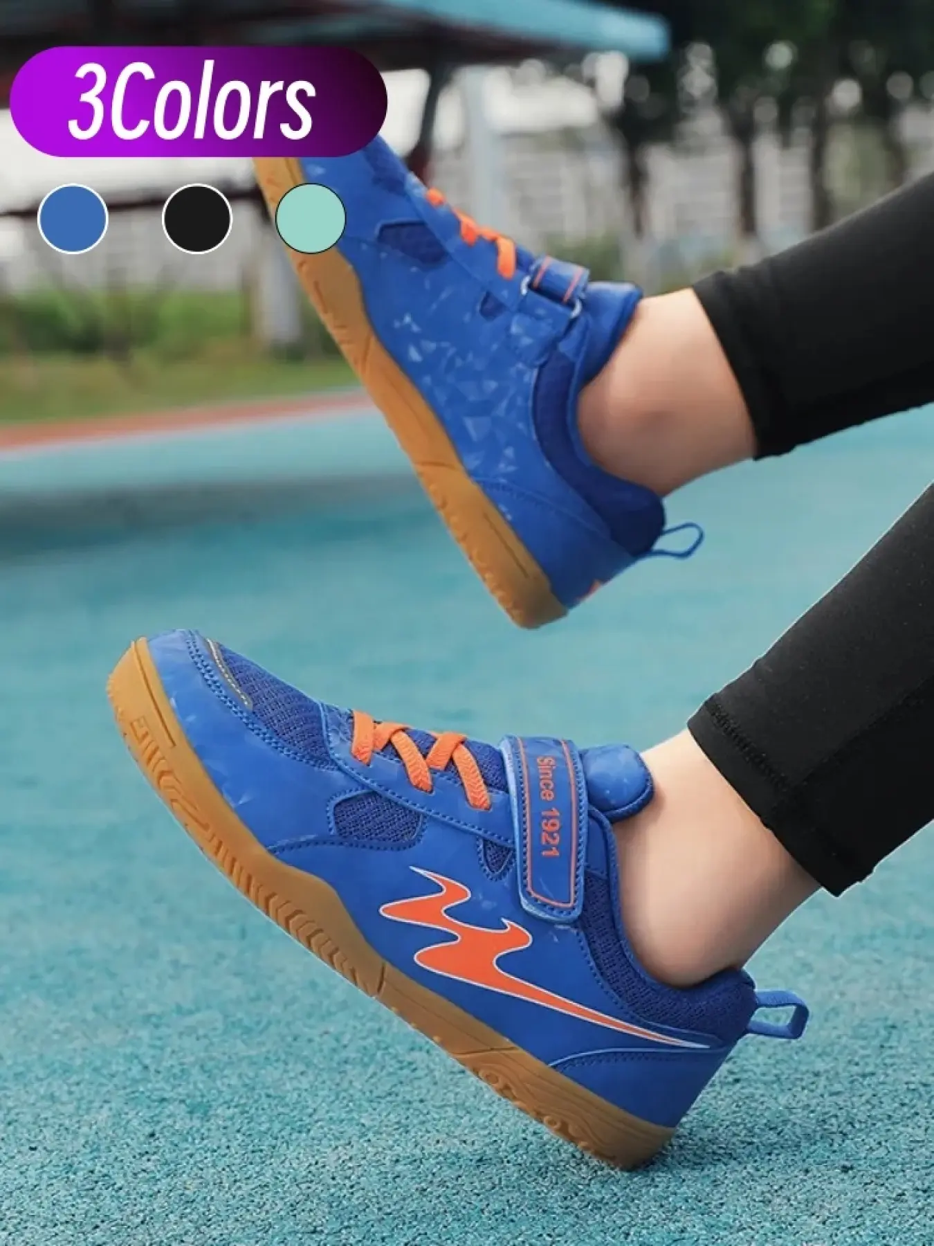 Women Indoor Professional Table Tennis Sneakers, Reinforced Synthetic Leather With Breathable Mesh Splice, Sweat-free For Long Training, Grippy Tough Sole For Indoor Courts, Ideal For Daily Training And Official Matches