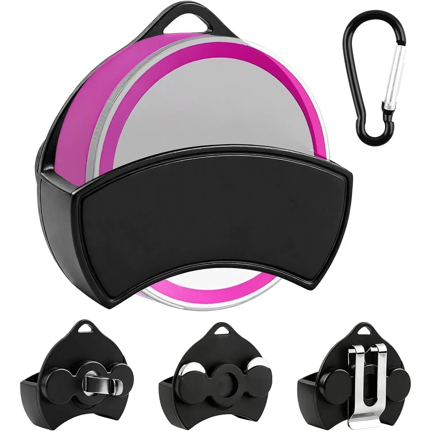 Holster Clip,  Belt Clip &  Mount, Pouch Can Holder for  & Belt Fits ZYN Standard Can Tins,  Visor, Vent, Backpack Clip