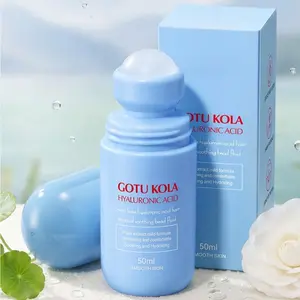 Centella Asiatica Hyaluronic Acid Hair Removal Soothing Roller, 50ml, with smoothing and repairing essence, improves ingrown hairs, moisturizes and soothes, creating silky smooth skin without bumps.