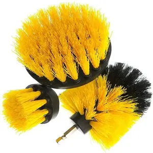3pcs Drill Brush Set, Electric Washer Cleaning Brush Tool Kit, Universal Drill Brushes for Grout Floor Bathtub Shower Tile Bathroom Kitchen Surface