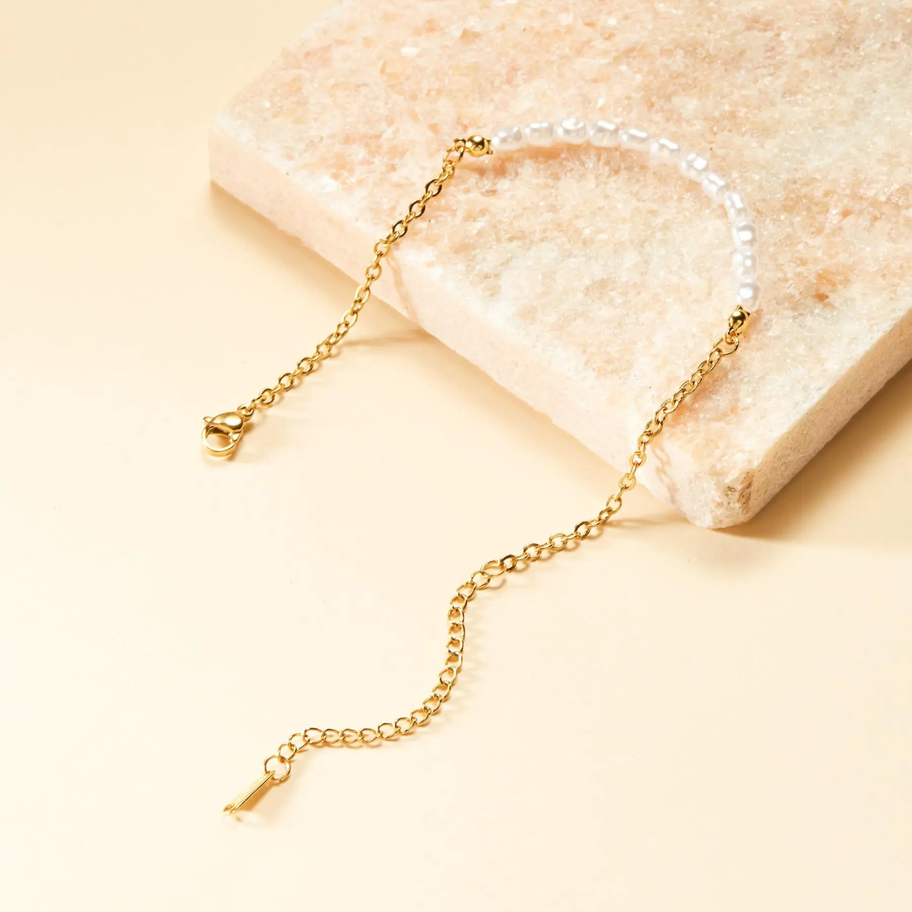 Cross-border hot sale Amazon pearl chain splicing bracelet Mother's Day gift bracelet women's gift bracelet bracelet bracelet