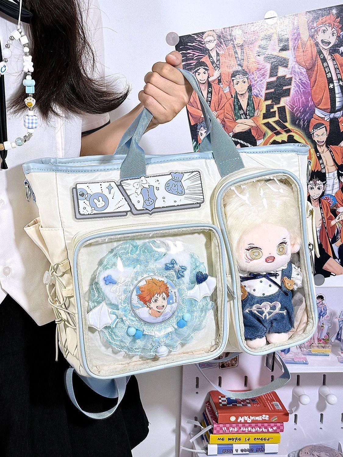 Japanese Cute Girl Ulzzang Ita Bag Daily Commuting School Bag Backpack Fashionable Y2K Shoulder Bag Dolls Bag Bags for Women