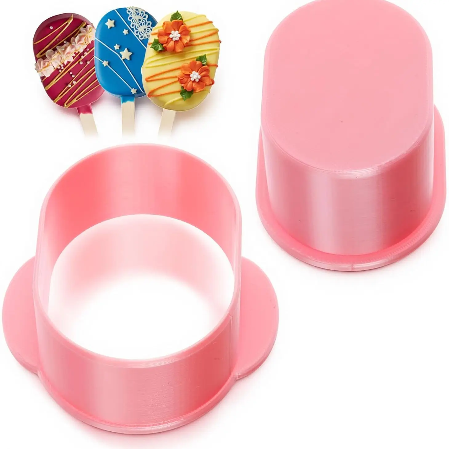 Cakesicle Cutter, Cake Pop Mold, Molds for Baking, Cake Pop Cutter and Pusher Press, Baking Tools for Home Birthday Parties Wedding Desserts, Baking Utensils