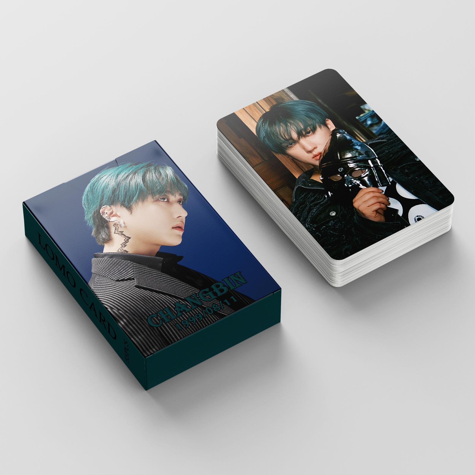 55Pcs/Set Kpop New Album HOP Photocard ChangBin Postcard Star Card Album Card Fan Collection Lomo Cards