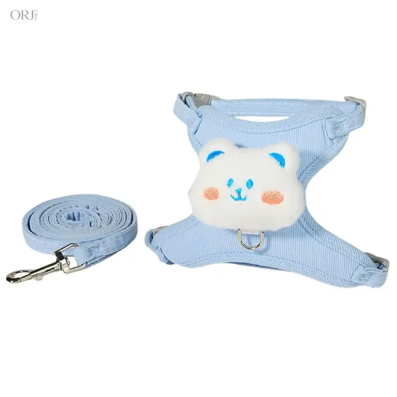 Adjustable Cat Harness Leash Set, Cute Escape Proof Chest Strap For Kittens, Special Outdoor Walking Traction Rope For Young Cats Small Puppies, Soft Lightweight Pet Walking Harness Supplies For Daily Stroll Photo Shooting summerwins,cosplay,,e,,tote,bag,