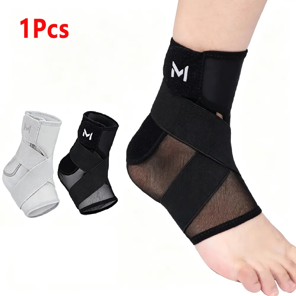 1Pcs Adjustable Ankle Stabilizer Supports, Compression Ankle Braces for Sports, Ankle Wrap