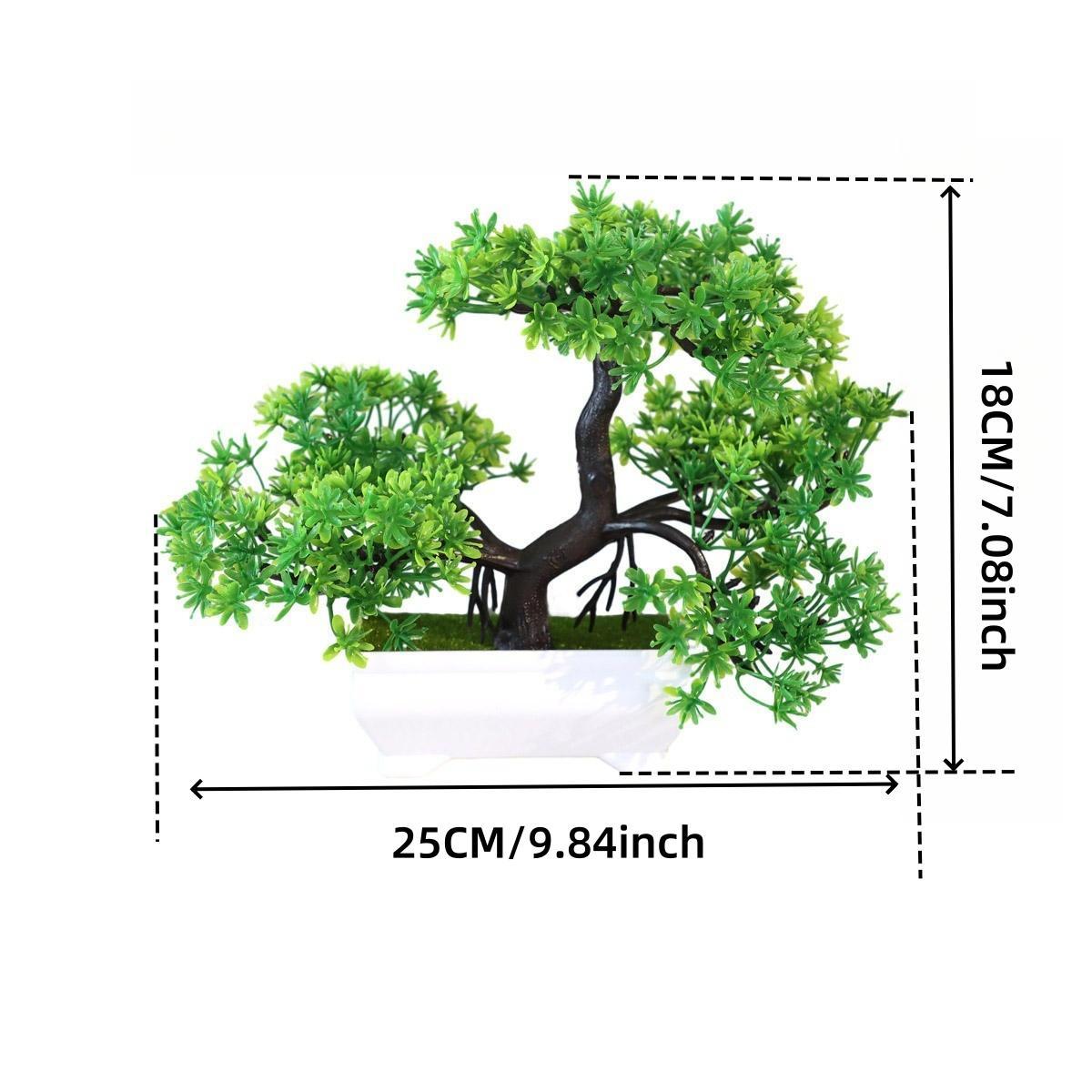 Artificial Faux Plant, 1 Count Decorative Plant Indoor Plants Decor for Home Living Room, Bedroom and Dining Room, Home Decor Supplies, Decorative Fake Plants, Decorative Desk Plant, Artificial Potted Plant